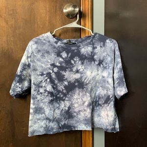 Forever 21 Tye Dye Cropped Tee
